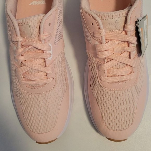 AVIA WOMEN'S SIZE 9 SHOES PINK or PEACH & WHITE MESH SNEAKERS LACE UP NWT - Picture 5 of 16